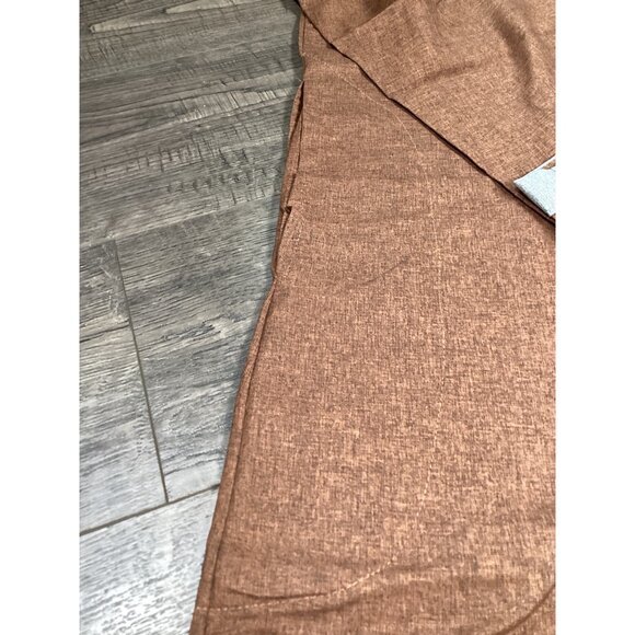 Brown KAF Mens Traditional Thobe & Pants Set With Embroidered Details Size 58 - Picture 4 of 11